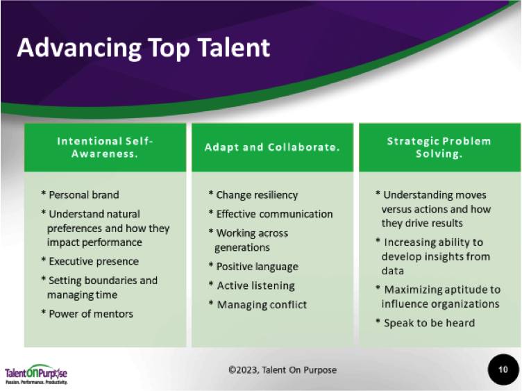 advancing top talent